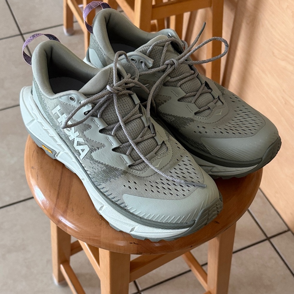 Hoka Men's Sage Green Athletic Shoes
